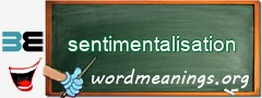 WordMeaning blackboard for sentimentalisation